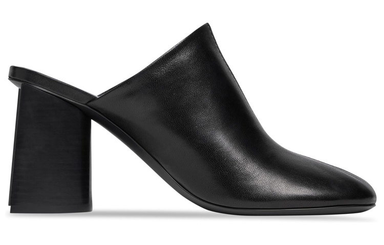 Order (W) Balenciaga Glove ''Zwarte Leren Hoge-Hakken Mule'' 712974WBCW01000