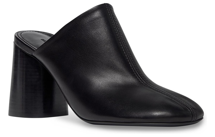 Lookbook (W) Balenciaga Glove ''Zwarte Leren Hoge-Hakken Mule'' 712974WBCW01000
