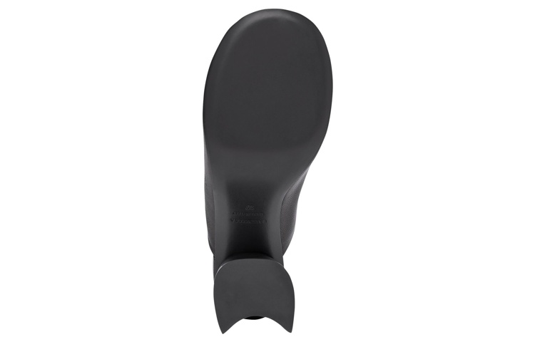Details for (W) Balenciaga Glove ''Zwarte Leren Hoge-Hakken Mule'' 712974WBCW01000