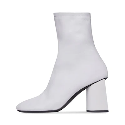 (W) Balenciaga Glove 'White Zip'