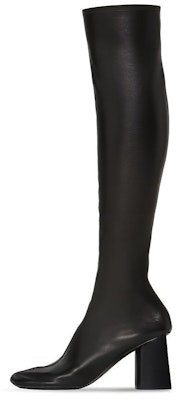 (W) Balenciaga Guante Alto 'Cuero Negro con Cierre' 712972WBCW01000 Buy (W) Balenciaga Guante Alto 'Cuero Negro con Cierre' 712972WBCW01000