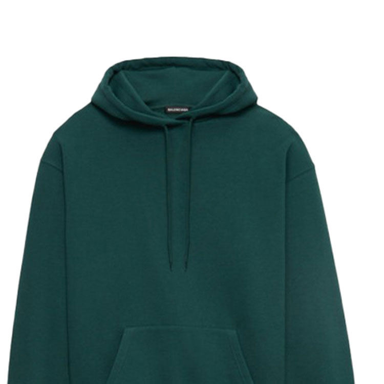 (Women) Balenciaga Green Oversized Hoodie with Logo Print and Long Sleeves 570798THV793230 圖 7