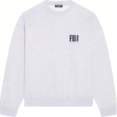 (W) Balenciaga Kelabu Baju Panas Cetakan Huruf Fleece - Potongan Oversized 676629TLVH11380 Order (W) Balenciaga Kelabu Baju Panas Cetakan Huruf Fleece - Potongan Oversized 676629TLVH11380