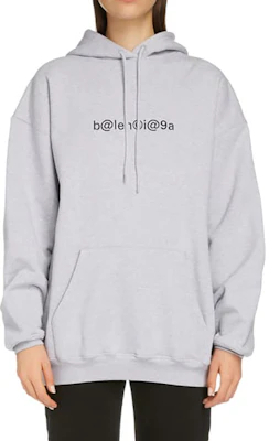 (W) 巴黎世家灰色Logo印花連帽衫 578135TIV511167 Shop (W) 巴黎世家灰色Logo印花連帽衫 578135TIV511167