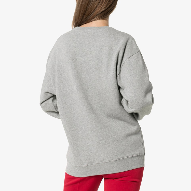 Shop (W) 巴黎世家灰色小麦皇冠标志套头衫卫衣 578132TGV681300