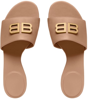 (W) Balenciaga Groupie 'Sandal Slide Bulu Domba Beige' 737270WBCW12080 Lookbook (W) Balenciaga Groupie 'Sandal Slide Bulu Domba Beige' 737270WBCW12080