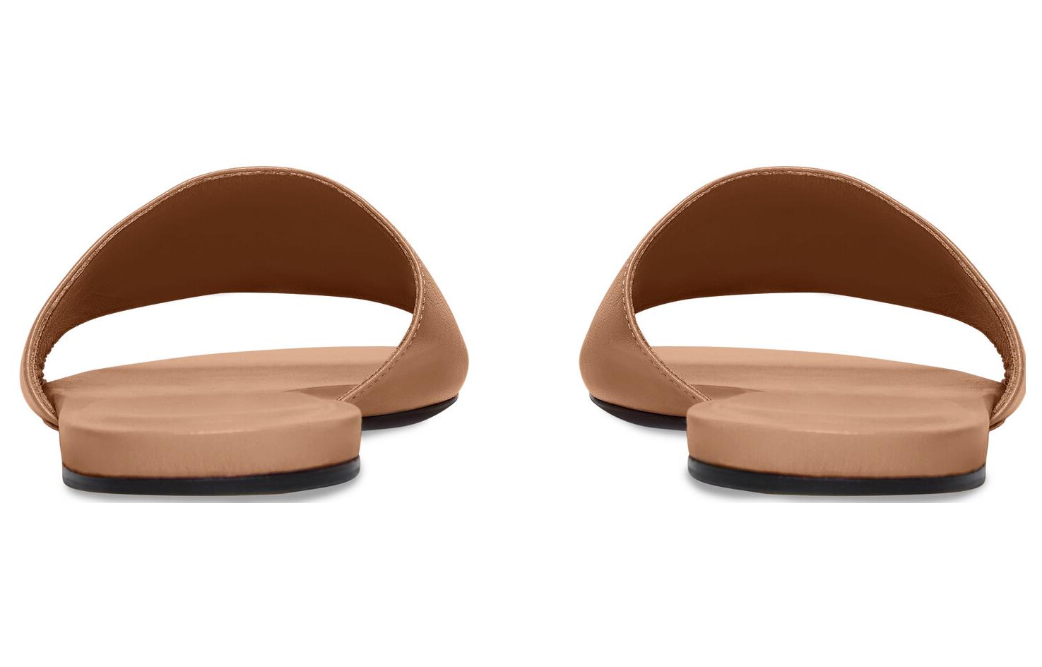 Shop (W) Balenciaga Groupie ''Beige Schapenvacht Slides'' 737270WBCW12080