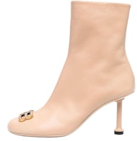 (Women) Balenciaga Groupie Zip Bootie 'Light Beige' 722311WBCW19009 (Women) Balenciaga Groupie Zip Bootie 'Light Beige' 722311WBCW19009