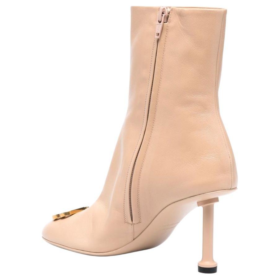 Shop (Women) Balenciaga Groupie Zip Bootie 'Light Beige' 722311WBCW19009