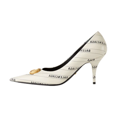 (W) Balenciaga Gucci The Hacker Project Knife 'White Fashion High Heels'