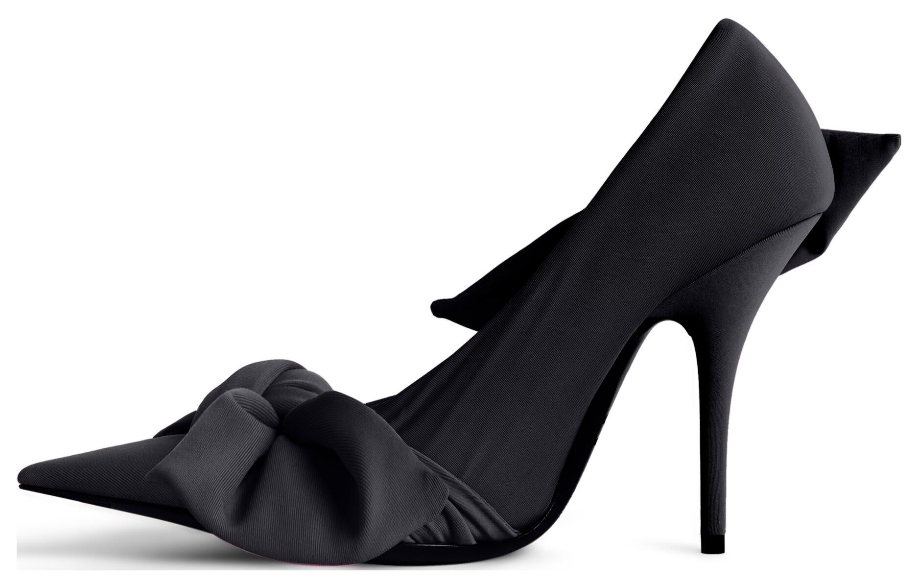 (Women) Balenciaga Heels 'Simple Elegance Stiletto' Black 761297W14A11000