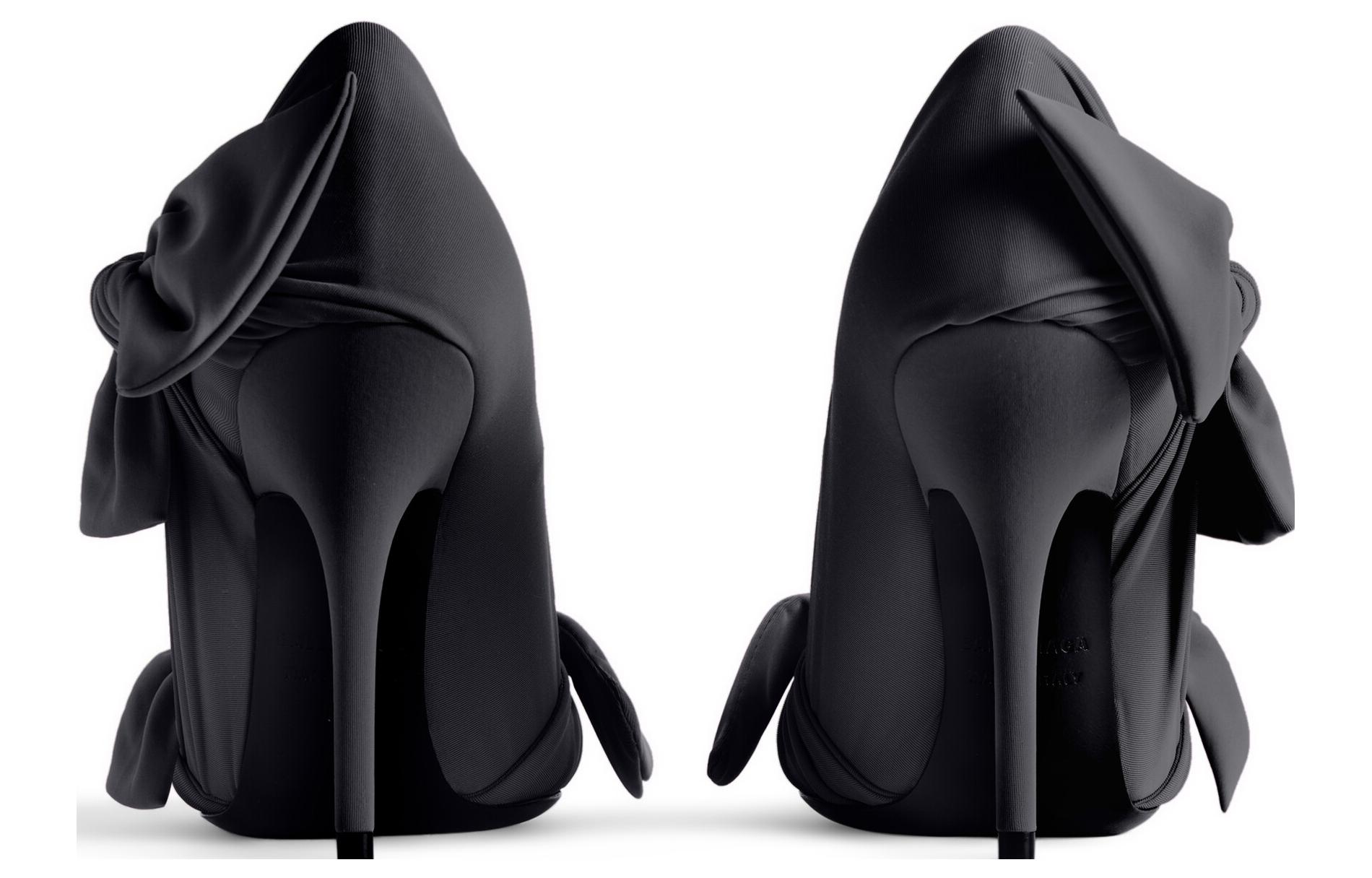 Purchase (W) 발렌시아가 심플 엘레강스 스틸레토 블랙 힐 761297W14A11000