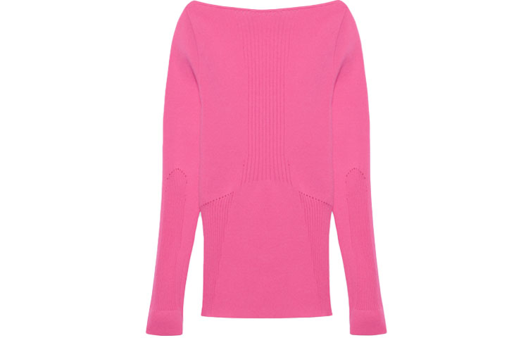 (Women) Balenciaga High-Performance Knit Tee SS21 Pink 657548T51595630 圖 3