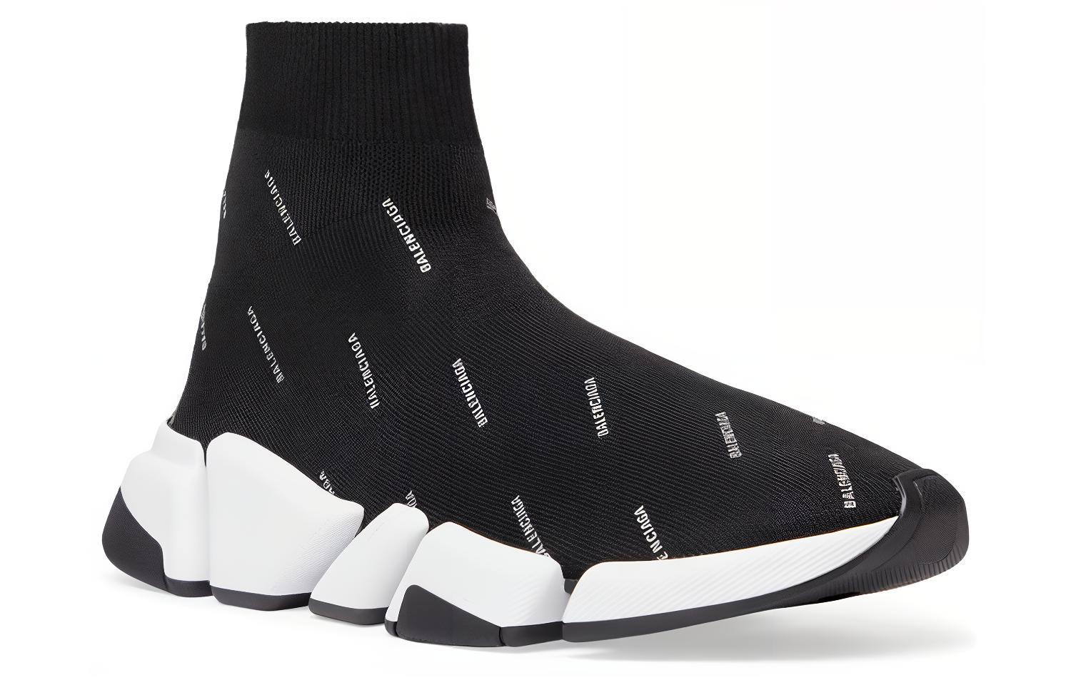 Order Balenciaga巴黎世家 聚酯纖維 減震 高筒 休閒運動鞋 女款 黑色