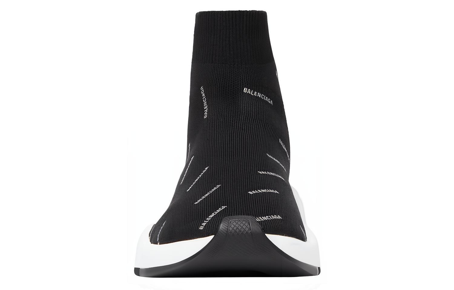 Lookbook (W) Balenciaga High-Top ''Polyester Stoßdämpfender Freizeit-Sneaker'' 617196W2DF11098