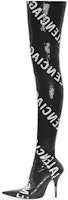 (Women) Balenciaga High-Top Boots 'Black and White Comfort' 705473W2D311090 (Women) Balenciaga High-Top Boots 'Black and White Comfort' 705473W2D311090