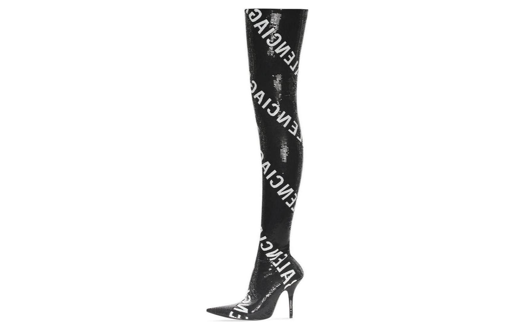 (Women) Balenciaga High-Top Boots 'Black and White Comfort' 705473W2D311090