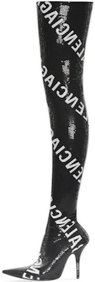 (Women) Balenciaga High-Top Boots 'Black and White Comfort' 705473W2D311090 Buy (Women) Balenciaga High-Top Boots 'Black and White Comfort' 705473W2D311090