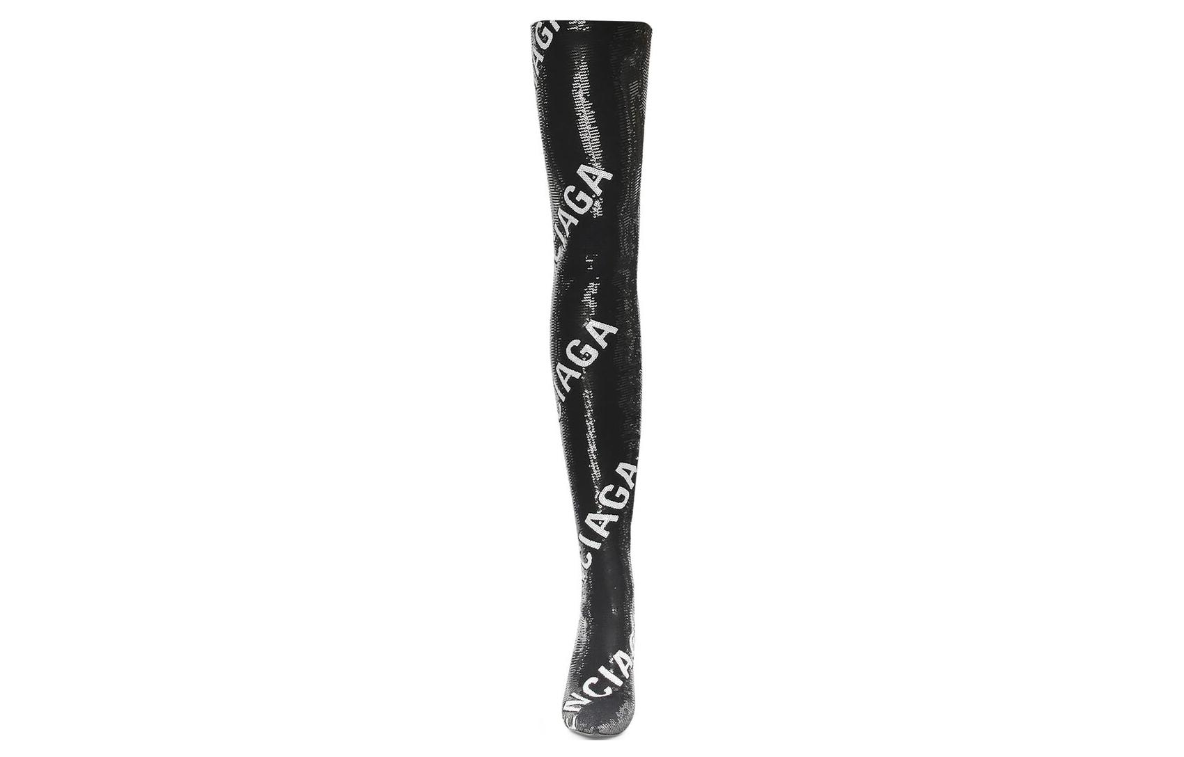 Lookbook (W) Botas Altas Balenciaga 'Negro y Blanco Confort' 705473W2D311090