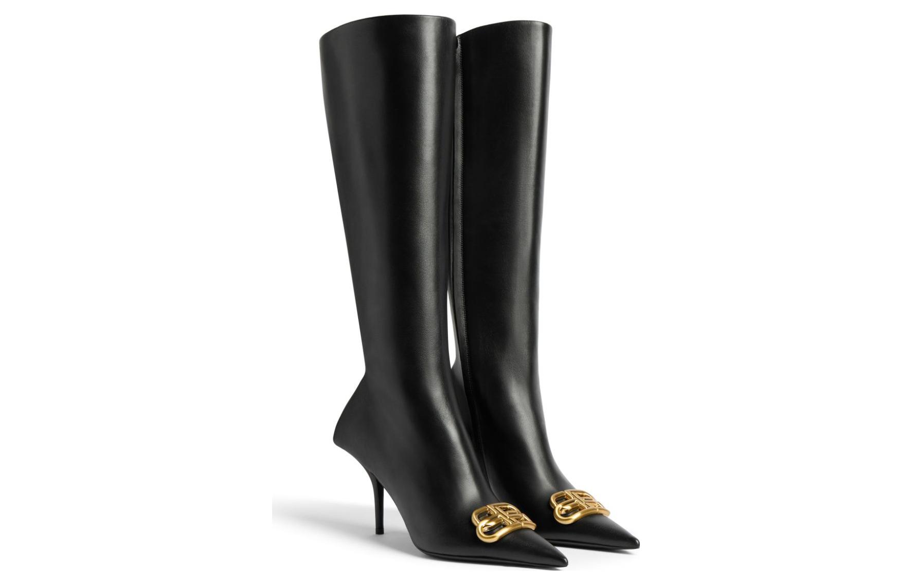 Order (W) Balenciaga Hoge Laarzen ''Comfort Elegance Zwart'' 739046WAWNC