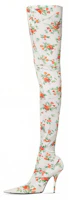(Women) Balenciaga High-Top Boots 'Floral White' 718647W2LX09783 (Women) Balenciaga High-Top Boots 'Floral White' 718647W2LX09783
