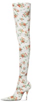 (Women) Balenciaga High-Top Boots 'Floral White' 718647W2LX09783 (Women) Balenciaga High-Top Boots 'Floral White' 718647W2LX09783