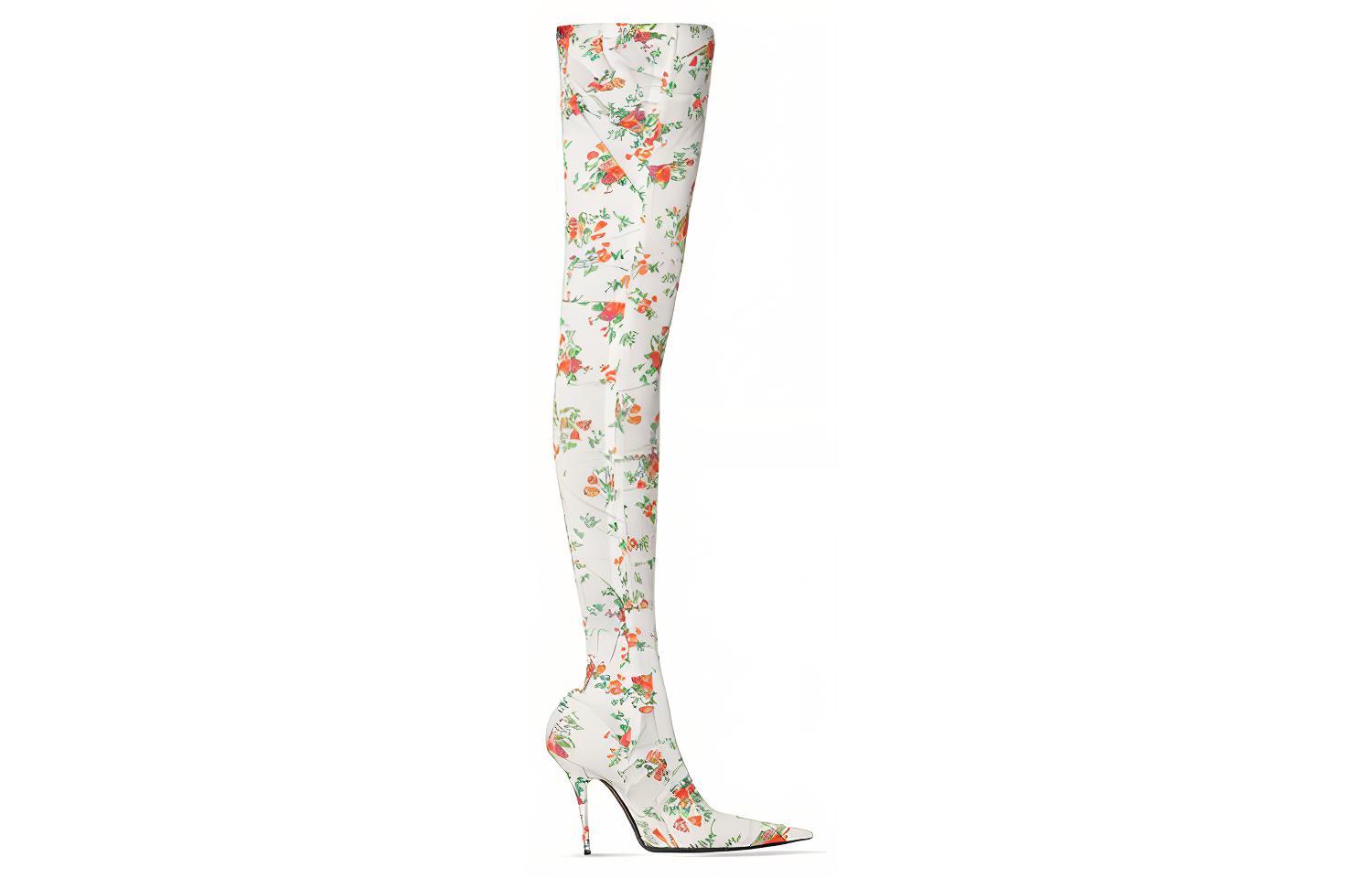 Order (W) Balenciaga But Tinggi 'Floral Putih' 718647W2LX09783