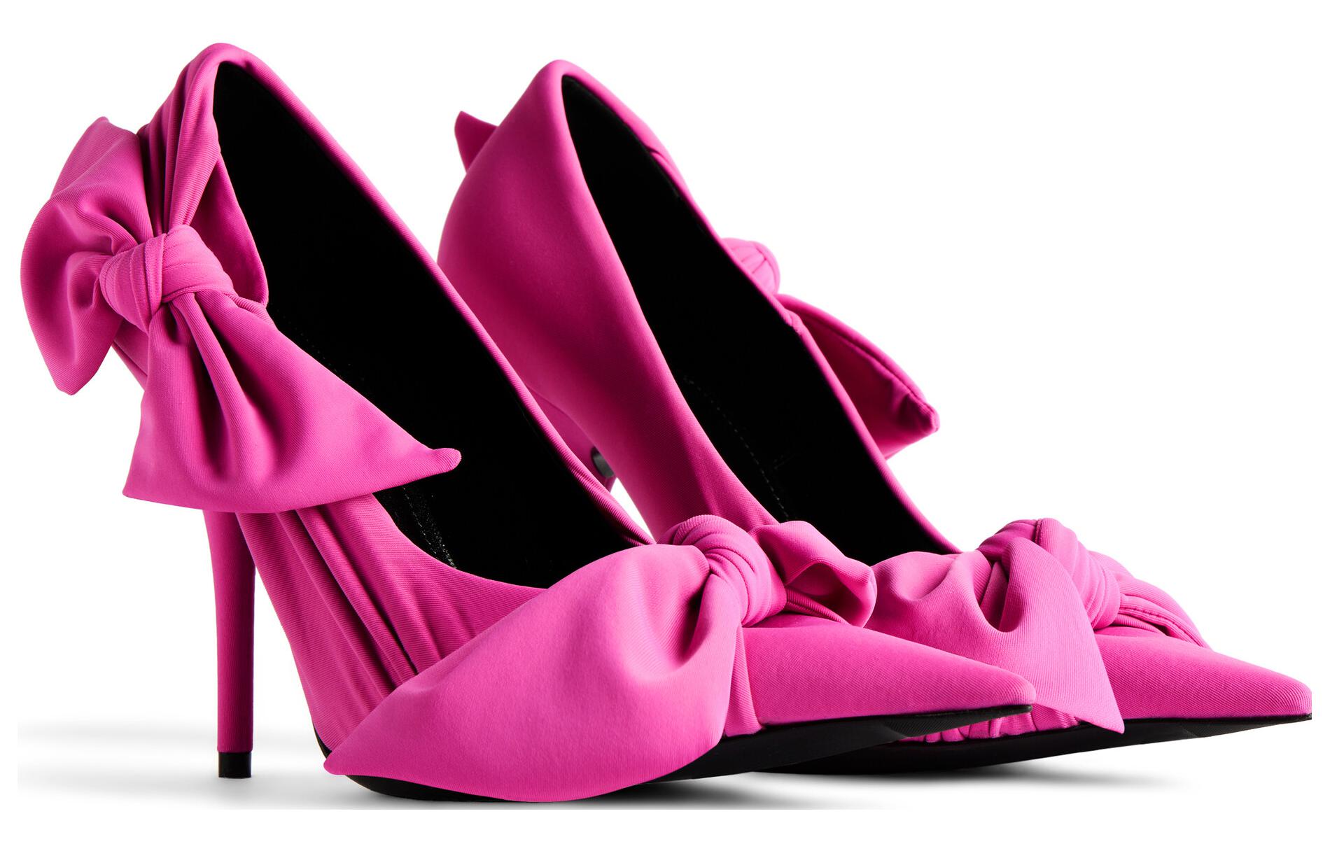 (W) Balenciaga High Heel 11cm 'Fashionable Shiny Pink' 圖 2