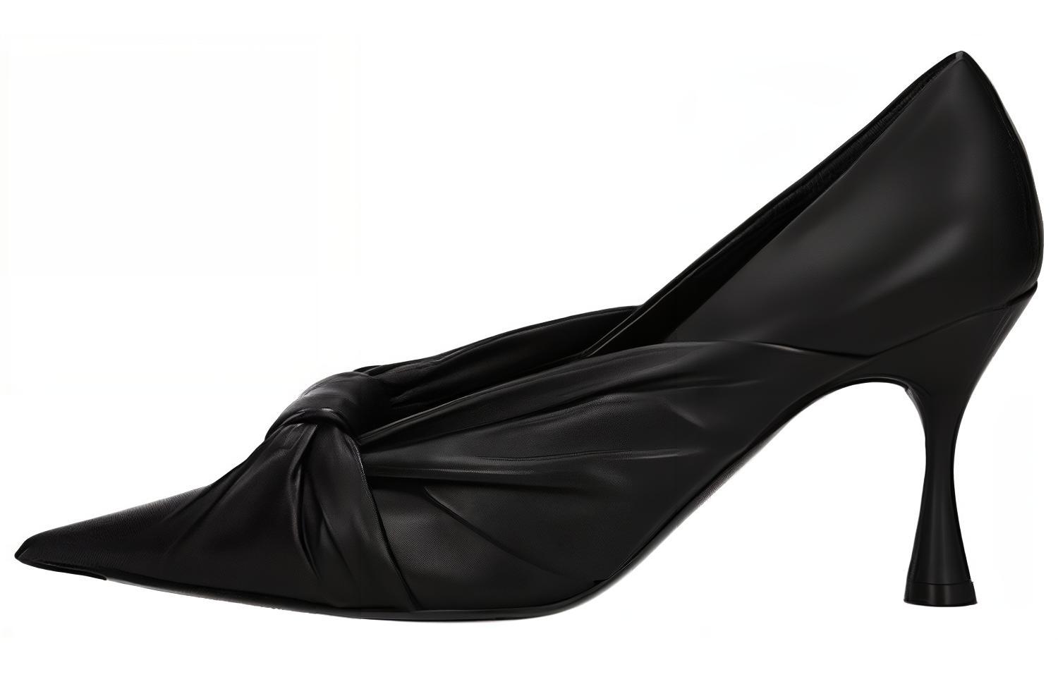 (Women) Balenciaga High Heel 'Black Fashion Leather' 617578WA2M01000