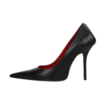 (W) Balenciaga High Heel 'Black Fashion Leather'