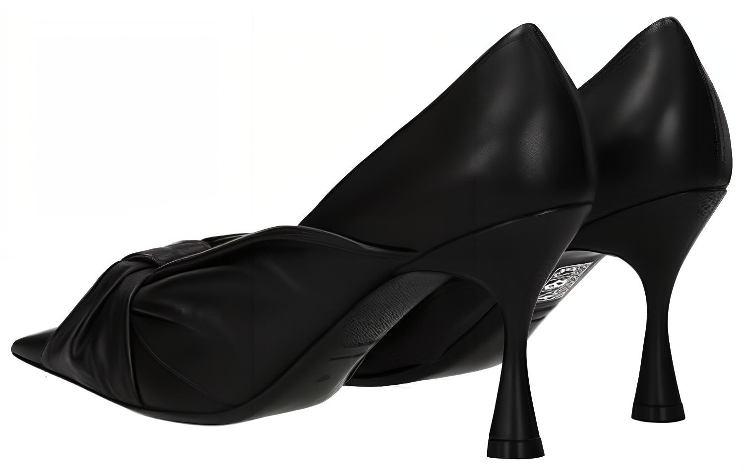 Lookbook (W) Balenciaga Talons Hauts ''Cuir Noir Mode'' 617578WA2M01000