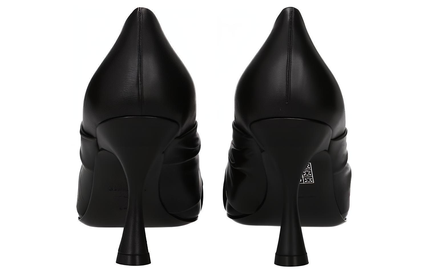 Purchase (W) Balenciaga Talons Hauts ''Cuir Noir Mode'' 617578WA2M01000