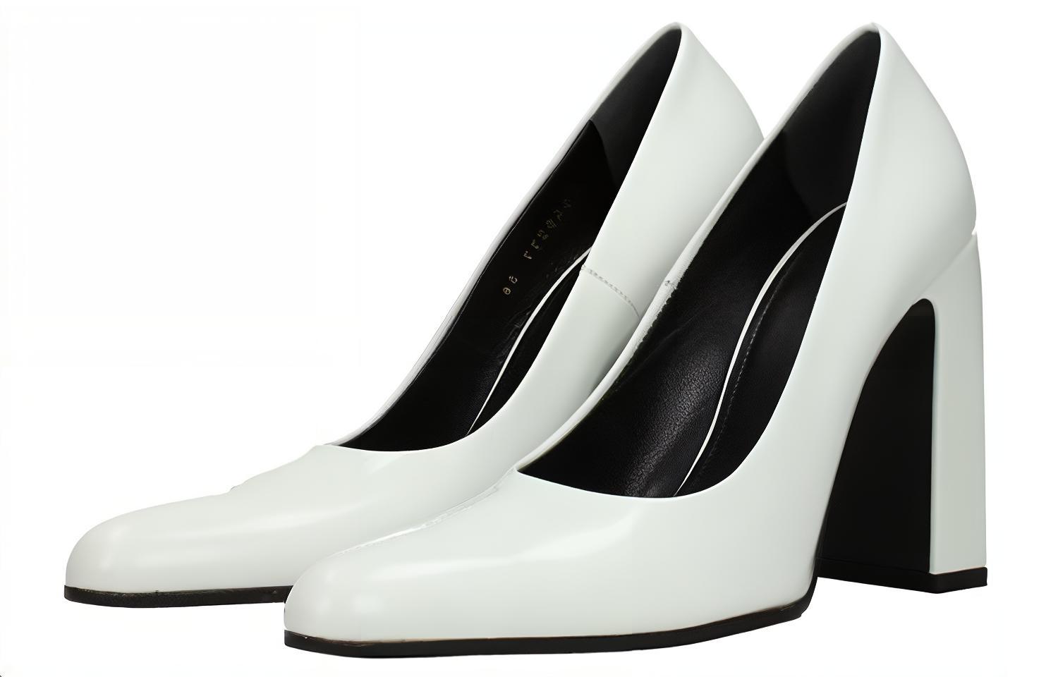 (W) Balenciaga High Heel 'White Fashion Leather' 圖 2