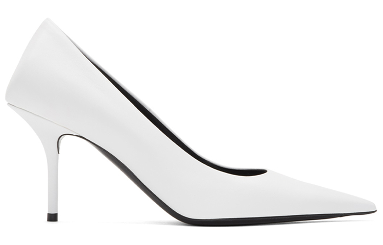 Order (W) Balenciaga Hoge Hak ''Witte Korrelige Lamsleer'' 201342F122018