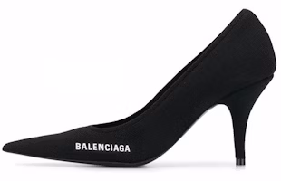 (Women) Balenciaga Knife Knit 80mm Pump Heels 'Black' 628602W18021090 (Women) Balenciaga Knife Knit 80mm Pump Heels 'Black' 628602W18021090