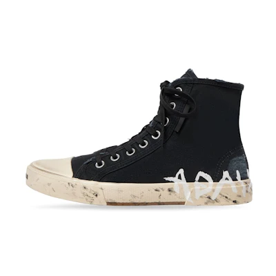 (W) Balenciaga High Top 'Graffiti Distressed Black'