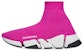 (W) Balenciaga High-Top 'Penyerap Kejut Merah Jambu Mendalam' 617196W2DB25395