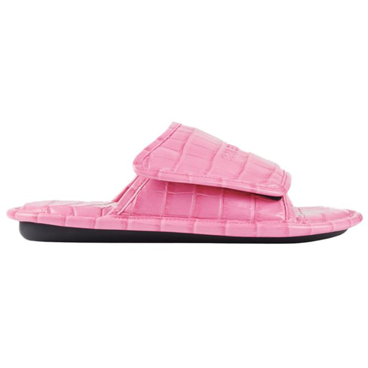 Order (W) Mules Balenciaga en Veau Cuir Rose Motif Crocodile 616716WA9D76842