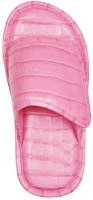 Purchase (Women) Balenciaga Home Crocodile Pattern Calfskin Mules Pink 616716WA9D76842