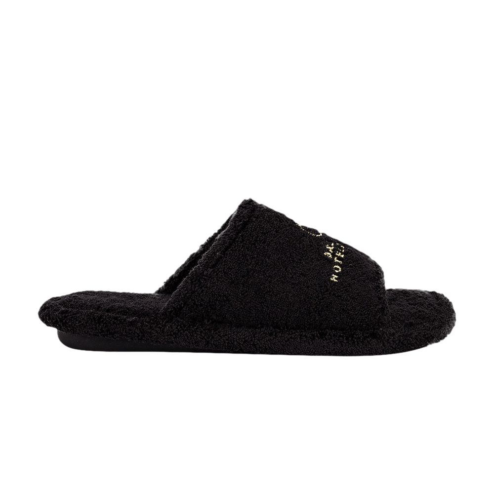 (Women) Balenciaga Home Sandal 'Balenciaga Hotels Resorts - Black'  656681-W2EC1-1010