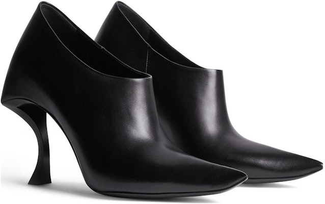 Balenciaga巴黎世家 沙漏形 小牛皮 皆宜舒適 異形跟 高筒鞋 10cm 女款 黑色 Order Balenciaga巴黎世家 沙漏形 小牛皮 皆宜舒適 異形跟 高筒鞋 10cm 女款 黑色