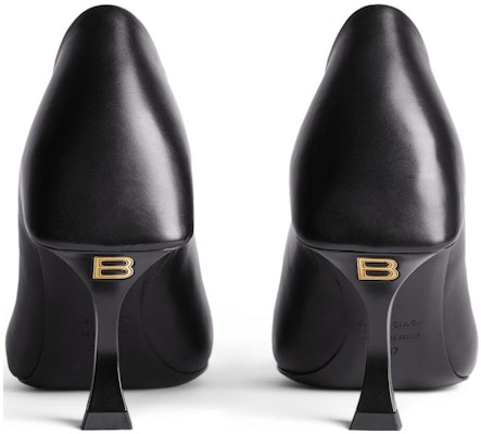 Balenciaga巴黎世家 沙漏形 小牛皮 皆宜舒適 異形跟 高筒鞋 10cm 女款 黑色 Shop Balenciaga巴黎世家 沙漏形 小牛皮 皆宜舒適 異形跟 高筒鞋 10cm 女款 黑色