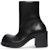 (W) Balenciaga Hummer 90mm Booties 'Kulit Hitam' 712843WBDO01000