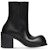 (W) Balenciaga Hummer 90mm Booties 'Kulit Hitam' 712843WBDO01000