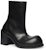 (W) Balenciaga Hummer 90mm Booties 'Kulit Hitam' 712843WBDO01000