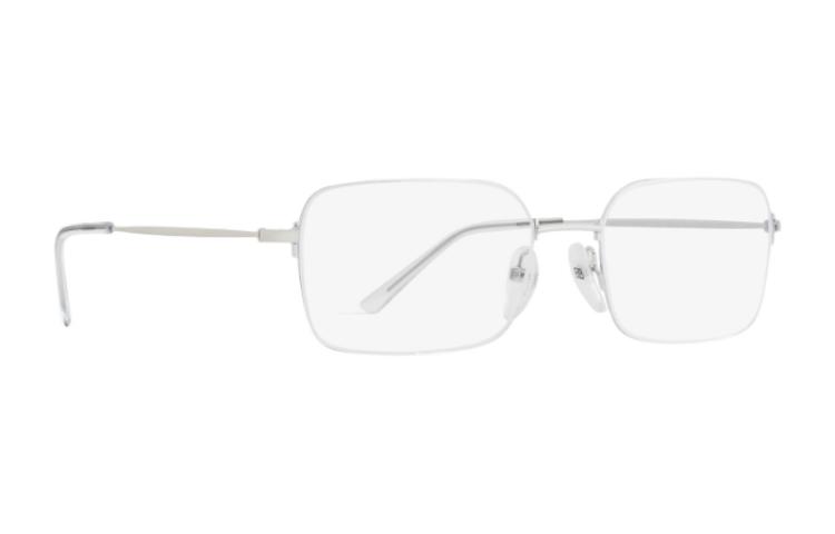 (Women) Balenciaga Invisible Rectangle Irregular Metal Optical Glasses Women Silver 768058t00051402 圖 3