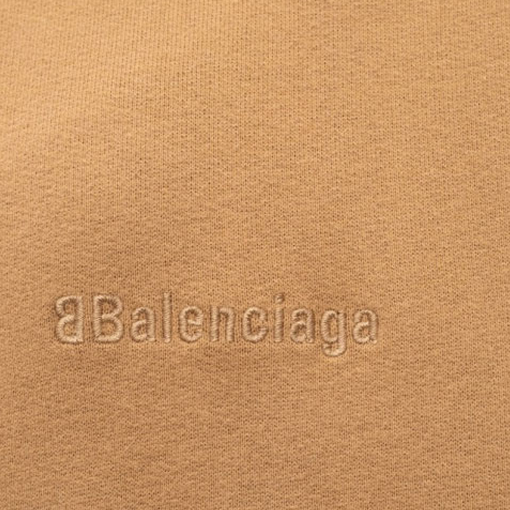 (Women) Balenciaga Khaki Hoodie with Chest Embroidered Logo 578135TJV859504 圖 7