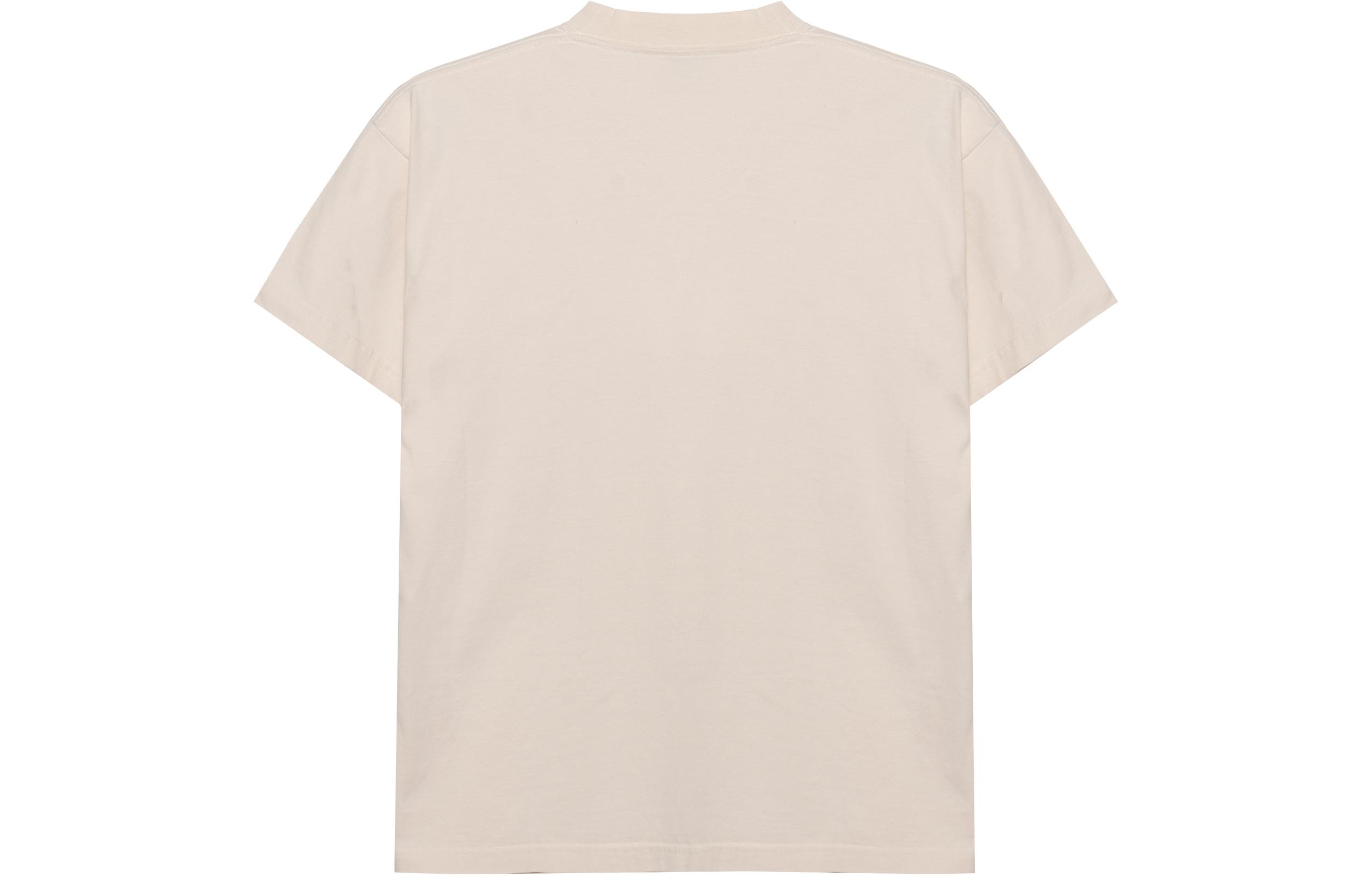 (Women) Balenciaga Khaki Logo Embroidered Oversized Fit T-Shirt. 612965TLV999080 圖 3