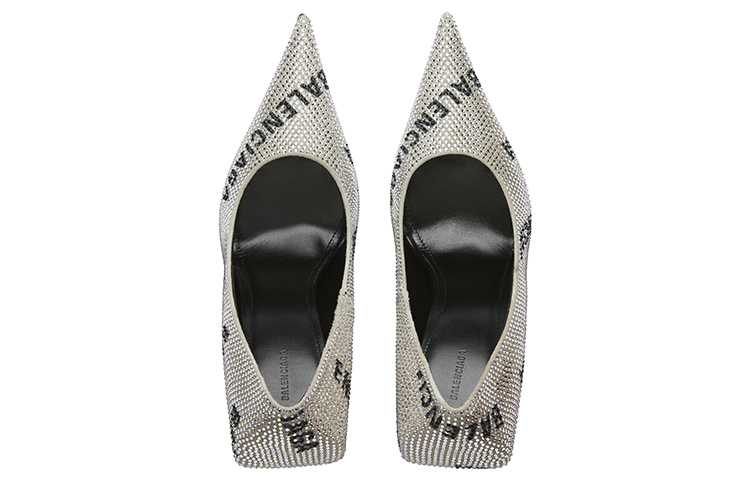 Purchase (W) Balenciaga Knife ''Logo Intégral Talon Cristal'' 719769WBC528310