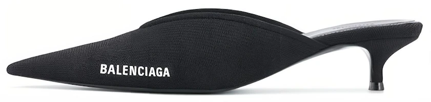 (Women) Balenciaga Knife 'Black Fashion Mules' 628605W2AF11090 (Women) Balenciaga Knife 'Black Fashion Mules' 628605W2AF11090